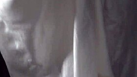 satin nightgown soaked in cum