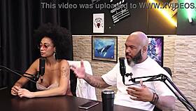 Hot black babe gets excited and begs to suck blonde guest's tits - tiffany rocha