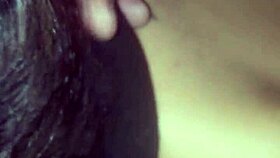 Intense sucking blowjob with deep throat action