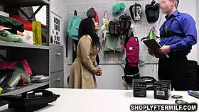 Shoplifter Brianna Bourbon, what will Officer Mike make you do?