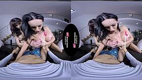 milf bareback threesome with a hot shemale