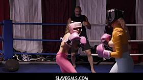 summer vixen and gia di bella say, we're ready for our new boxing class. but it's blowjobs and fucking in the classroom.