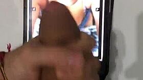 Want to cum tribute for this hot nympho's big tits?