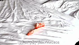 Desperate blonde nanny caught bending over for her boss's monster cock in doggystyle.