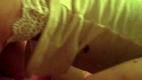 Horny Spanish neighbor blowjob footjob fuck