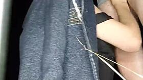 Pretty Young Redhead Sucks Cock Outdoors!