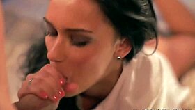 i gag on his cock with deepthroat and cumshot