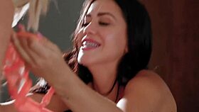 Kenna James gets seduced by Alina Lopez in a kinky lesbian encounter.