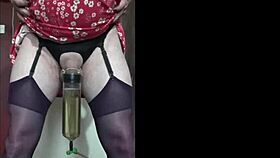 bisexual crossdressing sissy mark wright begs for piss to swallow