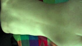 In the kitchen, a young 18+ skinny european amateur gets fucked hard by her lover while her mommy watches from afar, unaware of the homemade tits action.