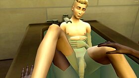 Teen Babe Gets Fucked In Bathroom Animation