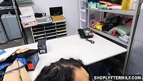 Shoplifter Brianna Bourbon, what will Officer Mike make you do?