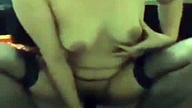 Domina seduces couple into nasty bondage blowjob and tight pussy fucking.