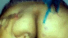 naughty teen plays with toys on home cam