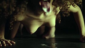 Janice Griffiths dominates cuckold with bondage, teasing, deepthroat, and missionary sex.