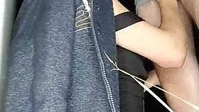 Pretty Young Redhead Sucks Cock Outdoors!