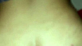 naughty teen plays with toys on home cam