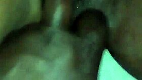 rubbing body oil on a black milf during a relaxing massage