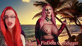 i'm the rich bitch in glasses, commanding you to jerk off as my bdsm slave in this fetish session