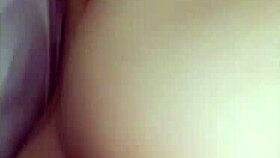 big tits bouncing while monster cock fucks tight ass, ending with cum