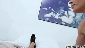 amateur milf catches him spying and gets involved