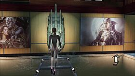 fallout 4 fashion show on the water with cute brunette