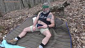 loaded for bear with hairy guys in a casual setting