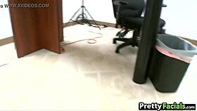 big breast black teen gigi tries facial cumshot