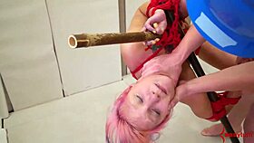 Tangled Tanzi Submits To Rough Double Domination With Anal And Ass To Mouth