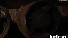 Mistress Whips Lesbian Slave Hard!