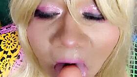 Una Noche Rica De Halloween Pt1 Shemale Ladyboy Transsexual Intense Action