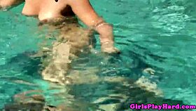 gorgeous babe says, 'queen me, bff!' in outdoor scissoring