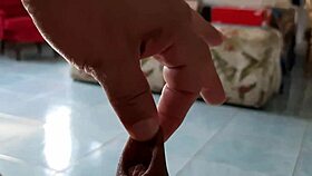 A Mature Gay Man Masturbates His Huge Cock Alone