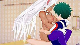 Does Mirko train Izuku her way?