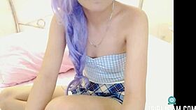 Emmy's May 21 part 2 camgirl show features petite teen in asian japanese style with more at 1girl1cam com