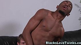Intense Emotions As Black Ass Gets Cum Covered