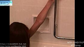 Muscular Japanese girl in fetish anime