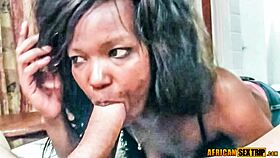 african slut bent over for big cock sucking