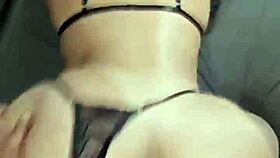 Intense anal creampie with Latina wife and her big ass