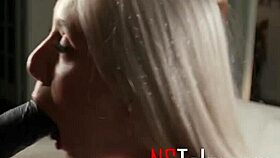 A francba! Nagy cicis Kay Lovely megkötözve és fúrva BBC-vel!