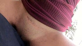 Goddess Donabella's thrilling park blowjob