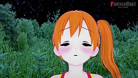 misty gives intense blowjob pov