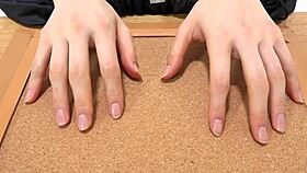 girls demonstrate hand techniques