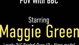 Maggie Green Shakes Her Phat Ass Riding Big Hard Dick