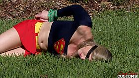 Cory Chase as Super Gurl Gets Rough Anal!