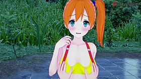 misty gives intense blowjob pov