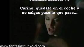 Cuckold fantasies unfold in cinema gloryhole