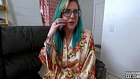 The horny pornstar teases with deepthroat sucking before bending over for doggystyle interracial cock