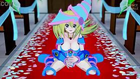 dark magician girl guides joi in yugioh