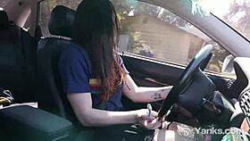 i'm horny yankin matilda while drivin in the car